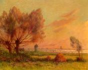 Loyen Du Soleil Couchant Sur Les Marais Salants - 费迪南德·卢瓦扬